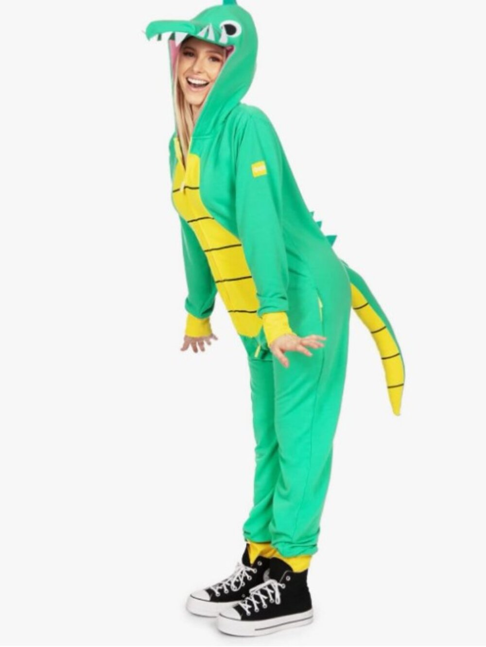 Tipsy Elves Women Green Alligator Costume Florida Swamp Animal Halloween Medium